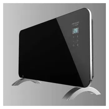 Convector de 1500 w en cristal templado con panel táctil y protección ip24 ready warm 6720 crystal connection de Cecotec