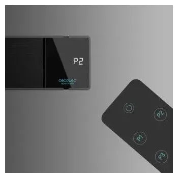 Calefactor de pared exterior eléctrico con infrarrojo ready warm 8700 power steel de Cecotec