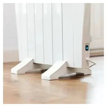 Radiador eléctrico de bajo consumo con 6 elementos en color blanco con wifi ready warm 1200 thermal connected de Cecotec