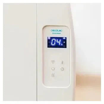 Radiador eléctrico de bajo consumo con 8 elementos en color blanco con wifi ready warm 1800 thermal connected de Cecotec