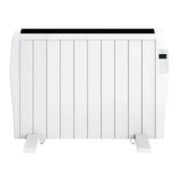 Radiador eléctrico de bajo consumo con 10 elementos en color blanco con wifi ready warm 2000 thermal connected de Cecotec