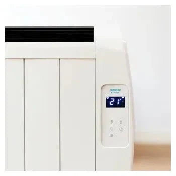 Radiador eléctrico de bajo consumo con 10 elementos en color blanco con wifi ready warm 2000 thermal connected de Cecotec