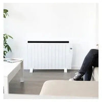 Radiador eléctrico con mando a distancia y control wifi de 12 elementos 2000 w ready warm 2500 thermal de Cecotec