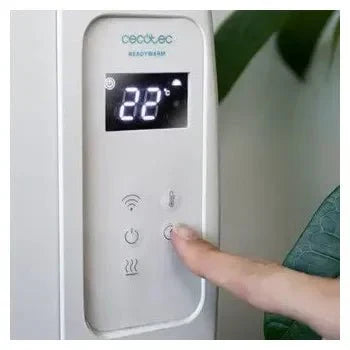 Radiador eléctrico con mando a distancia y control wifi de 12 elementos 2000 w ready warm 2500 thermal de Cecotec