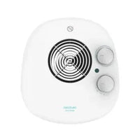 Calefactor eléctrico de baño con dos niveles de potencia en color blanco ready warm 9800 force horizon de Cecotec