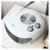 Calefactor eléctrico de baño con dos niveles de potencia en color blanco ready warm 9800 force horizon de Cecotec