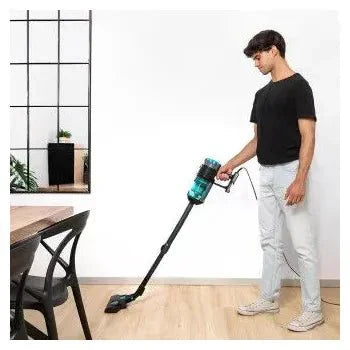 Aspirador escoba vertical de 600 w con cepillo motorizado y cable xxl conga popstar 600 vital de Cecotec