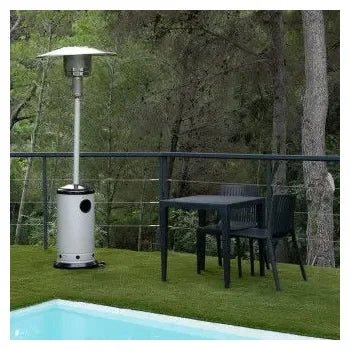 Calefactor de acero para exterior a gas ready warm serie 8800 outdoor microclimate de Cecotec