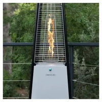 Calefactor de acero para exterior a gas ready warm 8900 outdoor microclimate de Cecotec
