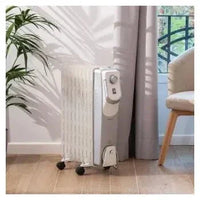 Radiador eléctrico de aceite con 9 módulos en color blanco readywarm 9000 space 360 de Cecotec