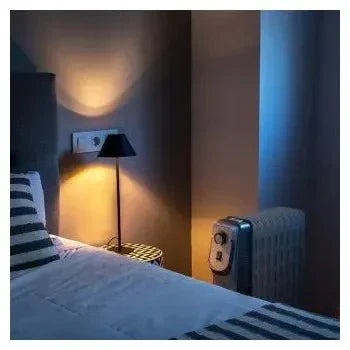 Radiador eléctrico de aceite con 9 módulos en color blanco readywarm 9000 space 360 de Cecotec