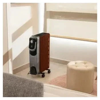 Radiador eléctrico de aceite con 9 módulos en color negro readywarm 9000 space 360 de Cecotec