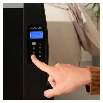 Radiador eléctrico de bajo consumo con 6 elementos en color negro readywarm 1200 thermal black de Cecotec