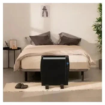 Radiador eléctrico de bajo consumo con 6 elementos en color negro readywarm 1200 thermal black de Cecotec