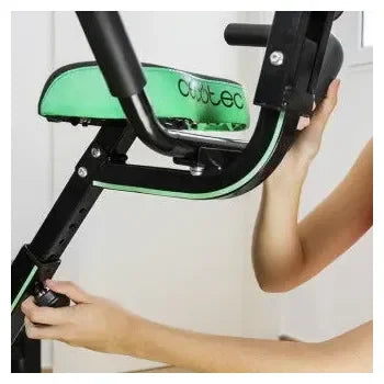 Bicicleta estática plegable con 8 niveles de resistencia en color negro x-bike pro de Cecotec