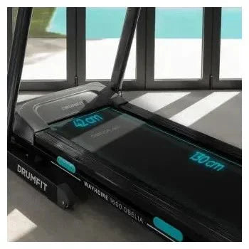 Cinta de correr plegable con pantalla lcd e inclinación motorizada drumfit wayhome 1600 obelia de Cecotec