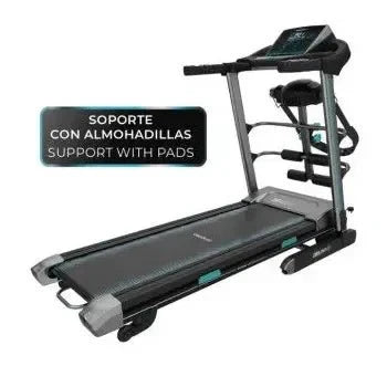 Cinta de correr eléctrica plegable de 4 velocidades color negro drumfit wayhome 1600 obelia ultraflex pro de Cecotec