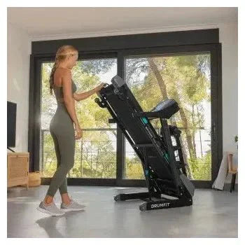 Cinta de correr eléctrica plegable de 4 velocidades color negro drumfit wayhome 1600 obelia ultraflex pro de Cecotec