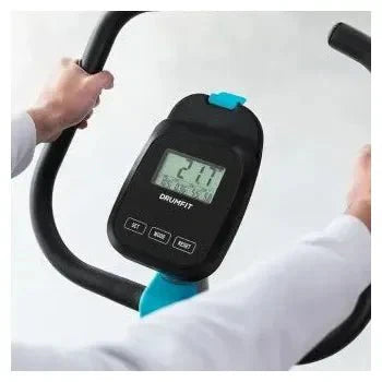 Bicicleta estática con 9 niveles de resistencia en color negro drumfit cycle 9000 talos de Cecotec