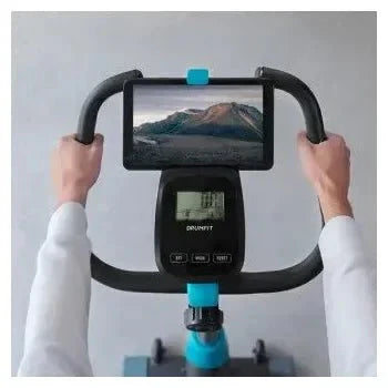 Bicicleta estática con 9 niveles de resistencia en color negro drumfit cycle 9000 talos de Cecotec