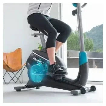 Bicicleta estática con 9 niveles de resistencia en color negro drumfit cycle 9000 talos de Cecotec