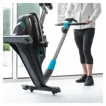 Bicicleta estática con 9 niveles de resistencia en color negro drumfit cycle 9000 talos de Cecotec