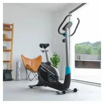 Bicicleta estática con 9 niveles de resistencia en color negro drumfit cycle 9000 talos de Cecotec