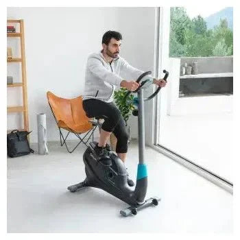 Bicicleta estática con 9 niveles de resistencia en color negro drumfit cycle 9000 talos de Cecotec