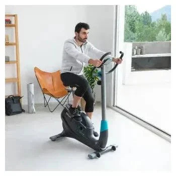 Bicicleta estática con 9 niveles de resistencia en color negro drumfit cycle 9000 talos de Cecotec