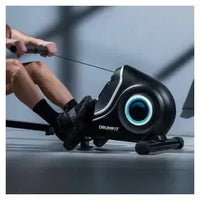 Maquina de remo plegable con resistencia magnetica de 10 niveles en color negro drumfit rower 7000 regatta de Cecotec