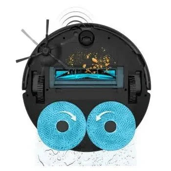 Robot aspirador con base de autovaciado de 3 tanques y navegación láser conga 11090 spin revolution home&wash de Cecotec