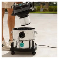 Aspiradora sin bolsa de 1400 w con depósito de 20 l y función de soplado conga rockstar wet & dry steel max de Cecotec