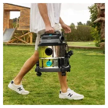 Aspiradora sin bolsa de 1400 w con depósito de 20 l y función de soplado conga rockstar wet & dry steel max de Cecotec