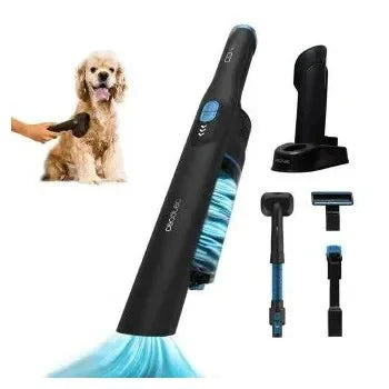 Aspiradora de mano de motor digital con base de carga y accesorio para mascotas conga rockstar micro+ animal de Cecotec