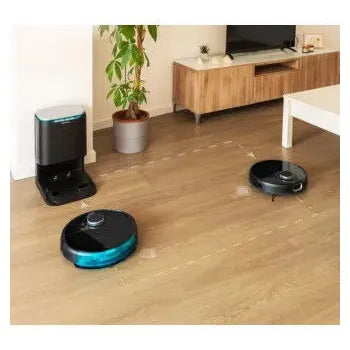 Pack de robot aspirador con láser conga 8090 ultra y base de autovaciado conga home 10000 de Cecotec