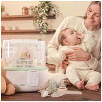 Esterilizador Digital Nana BabyCare para 6 Biberones en 8 Minutos Libre de BPA y Seguro para Alimentos de Cecotec
