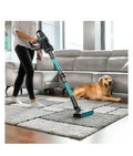 Aspirador escoba Conga Rockstar 1700 Titanium ErgoWet con motor digital de 680 W autonomía de 75 min y depósito de agua Cecotec