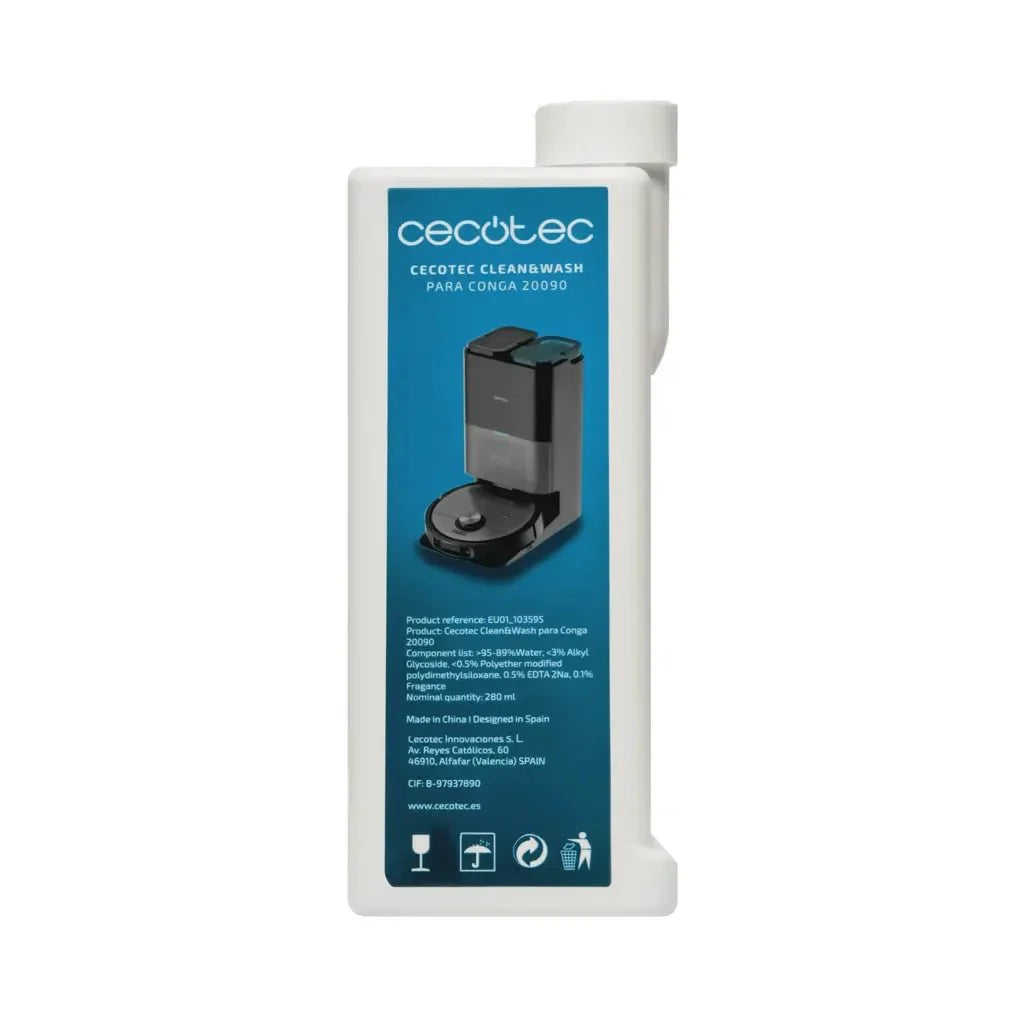 Líquido de limpieza Clean&Wash para Conga 20090 de Cecotec