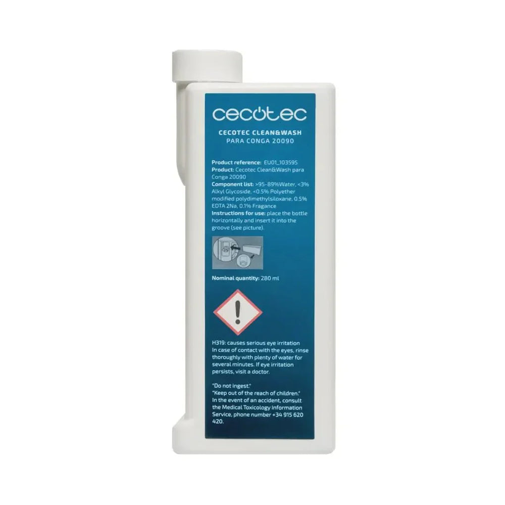 Líquido de limpieza Clean&Wash para Conga 20090 de Cecotec