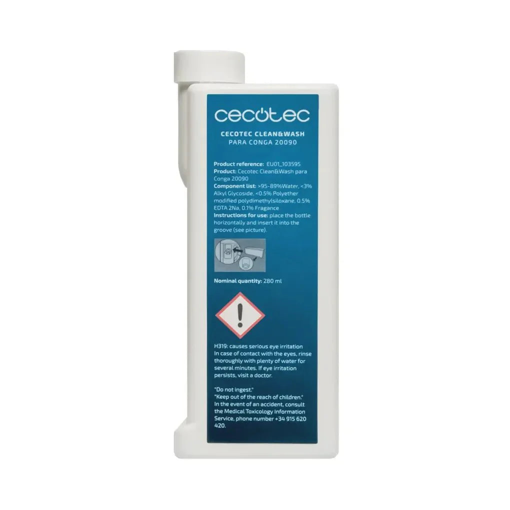 Líquido de limpieza Clean&Wash para Conga 20090 de Cecotec