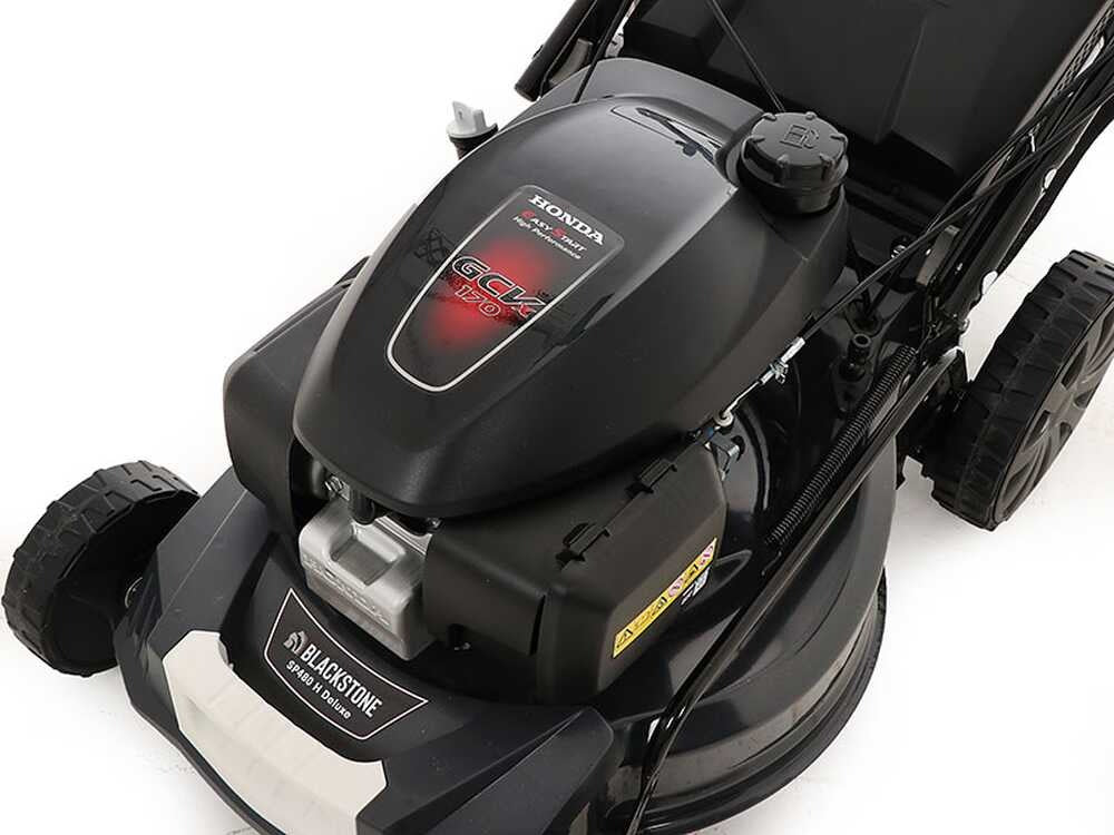 Blackstone SP480 H Deluxe - Corta-Relva Autopropulsado Motor Honda GCVx 170 - Corte 48cm - Sistema 4-em-1