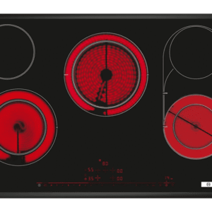 BOSCH PKM875DP1D — Placa vitrocerámica, Vitrocerámica, Eléctrica, 23 cm, Negro