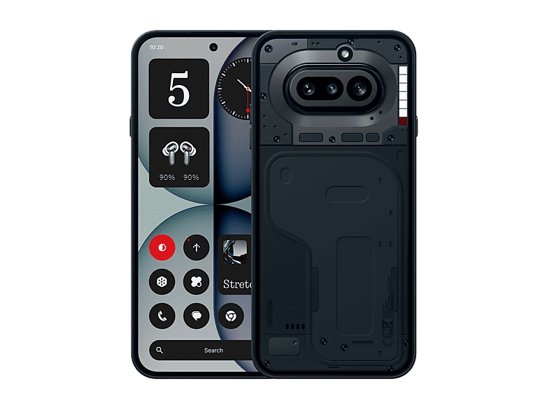 NOTHING PHONE 4A 6,8/5G/8N/8+128 B — Smartphone, Negro, 128 GB, 8 GB RAM, 5400 mAh