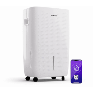 KLARSTEIN DryFy Connect — Deshumidificador, 65 m², Blanco, 8 l
