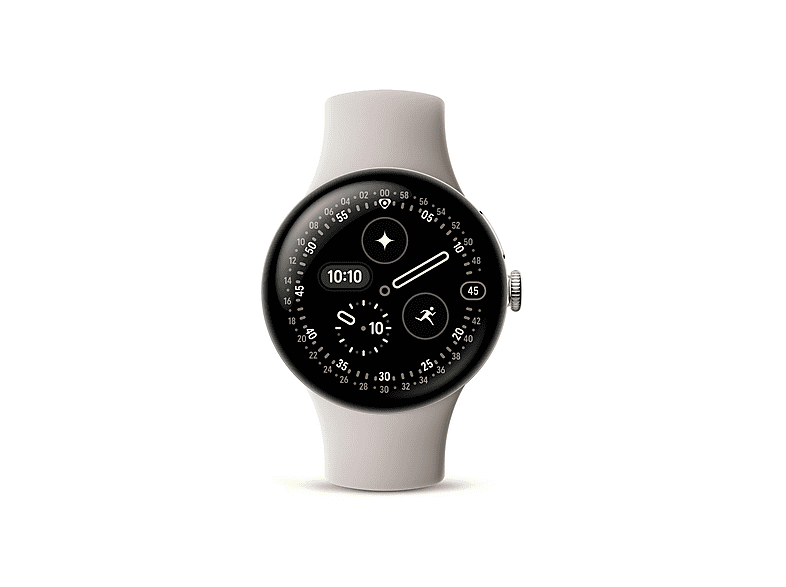 GOOGLE Pixel Watch 4 — Smartwatch, Aluminio, Plata, S/L