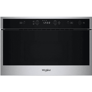 WHIRLPOOL WMN461BXF — Microondas integrable, 750 W, Negro, 22 l, Acero inoxidable