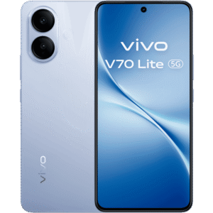 VIVO V70 Lite — Smartphone, 256 GB, 6 GB RAM, 6500 mAh, Titanium Blue