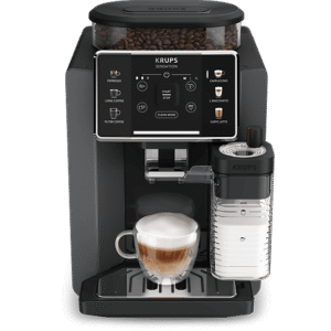 KRUPS Sensation Milk EA912B — Cafetera superautomática, 1450 W, 1.7 L, Depósito de leche 0.3 L, Táctil