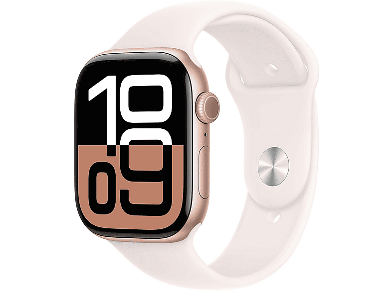 APPLE Watch Series 10 — Smartwatch, Aluminio, Rosa, M/L