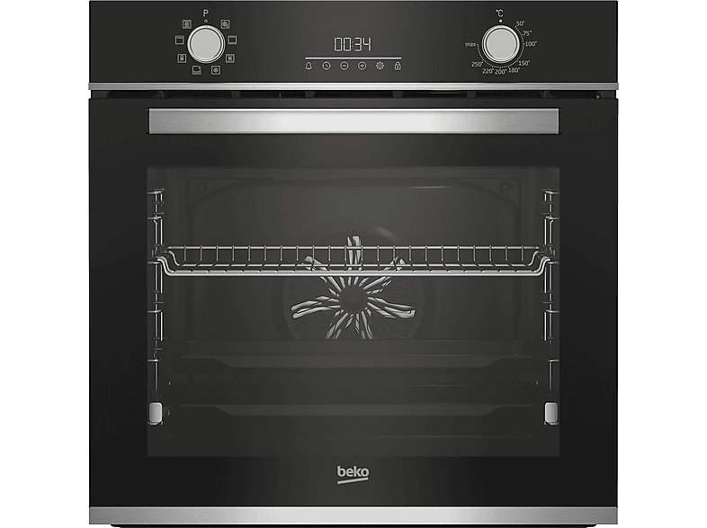 BEKO BBIM13300XD — Horno multifunción, 567 mm, Inox, 72 l